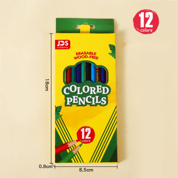 Hexagonal colored pencils