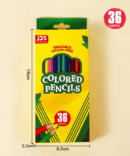 Hexagonal colored pencils