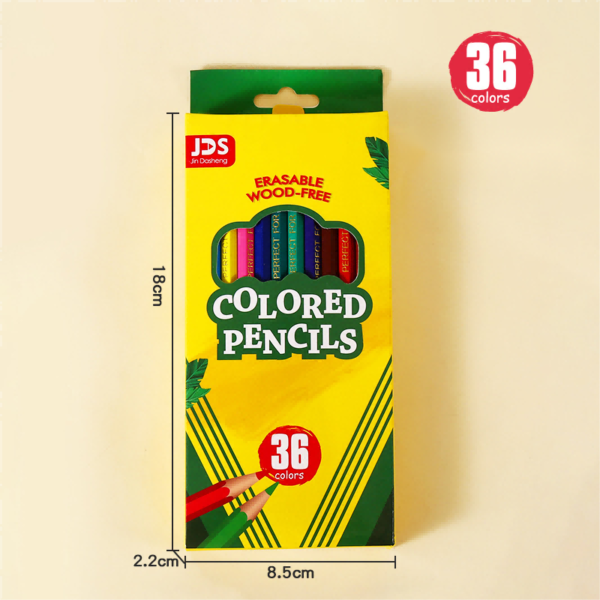 Hexagonal colored pencils