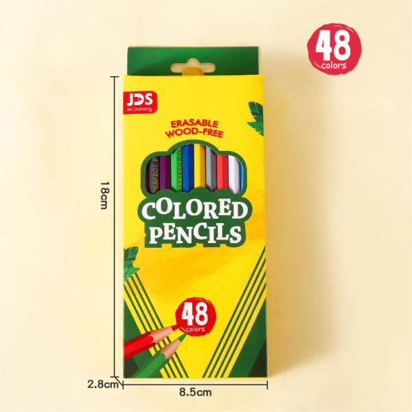 Hexagonal colored pencils