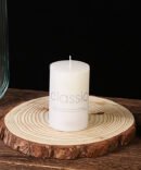 European Ivory Large Pillar Candle