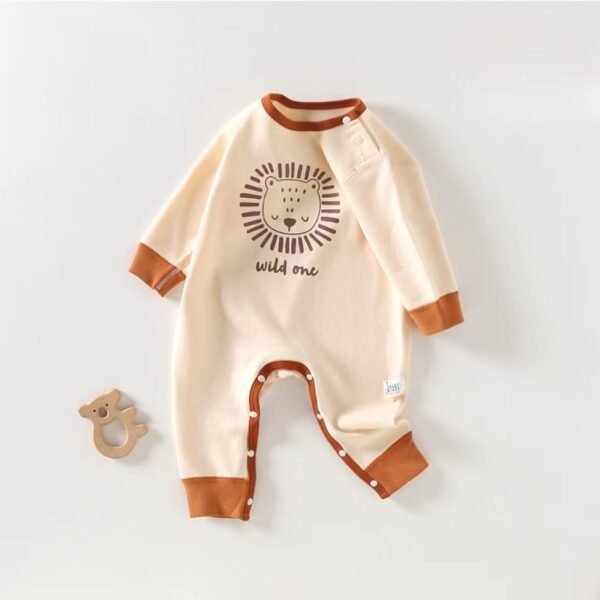 Beige Lion Cub Jumpsuit