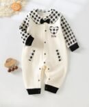 Dark Night Bow Tie Bear Jumpsuit
