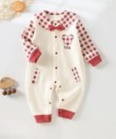 Dark Night Bow Tie Bear Jumpsuit