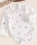 Paw Print Pattern Bodysuit