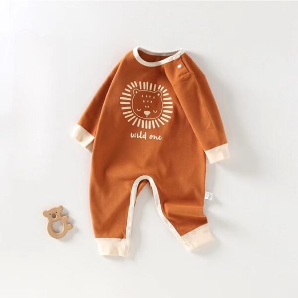 Beige Lion Cub Jumpsuit