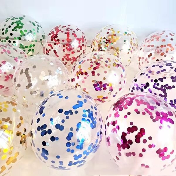 Transparent Sequin Balloon