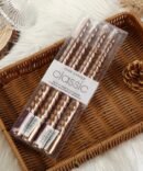 Colourful Threaded Candles