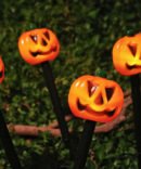 Led Pumpkins Ghost Floor Lamp
