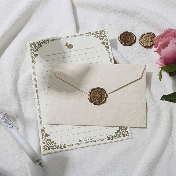 Sheepskin Print Envelope