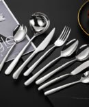 Elegant Knife, Fork and Spoon 304 Stainless Steel Cutlery