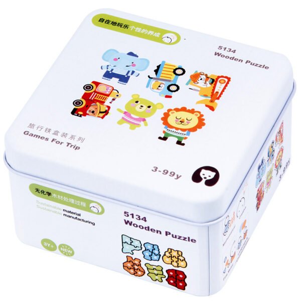 Montessori Toys in Tin Boxes
