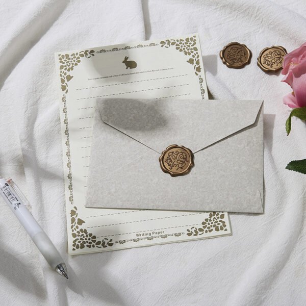 Sheepskin Print Envelope