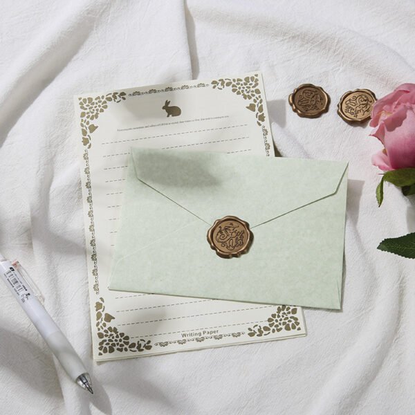 Sheepskin Print Envelope