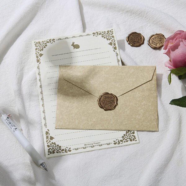Sheepskin Print Envelope