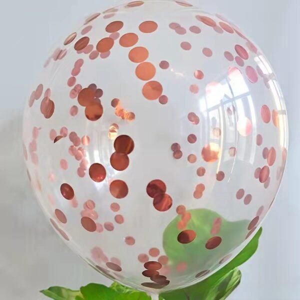 Transparent Sequin Balloon