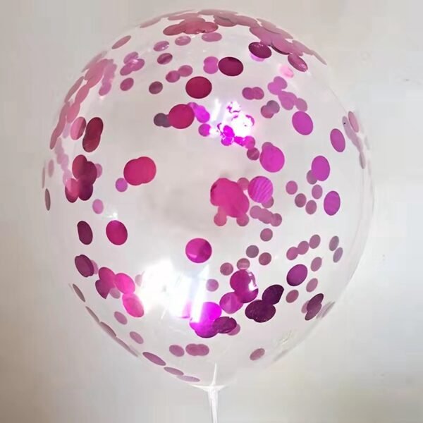 Transparent Sequin Balloon