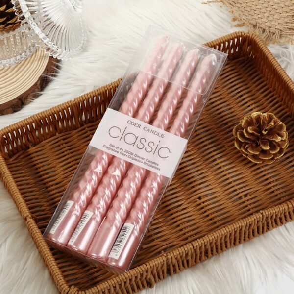 Colourful Threaded Candles