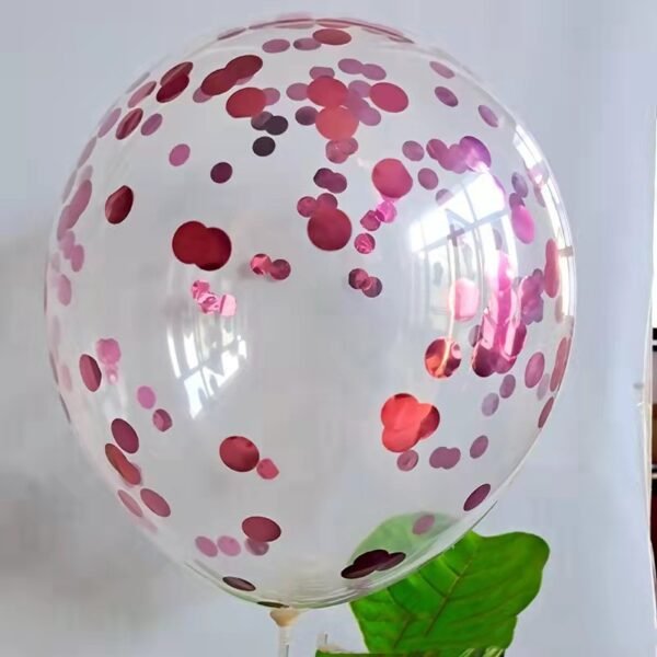 Transparent Sequin Balloon