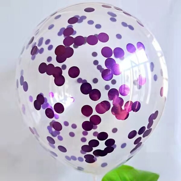 Transparent Sequin Balloon