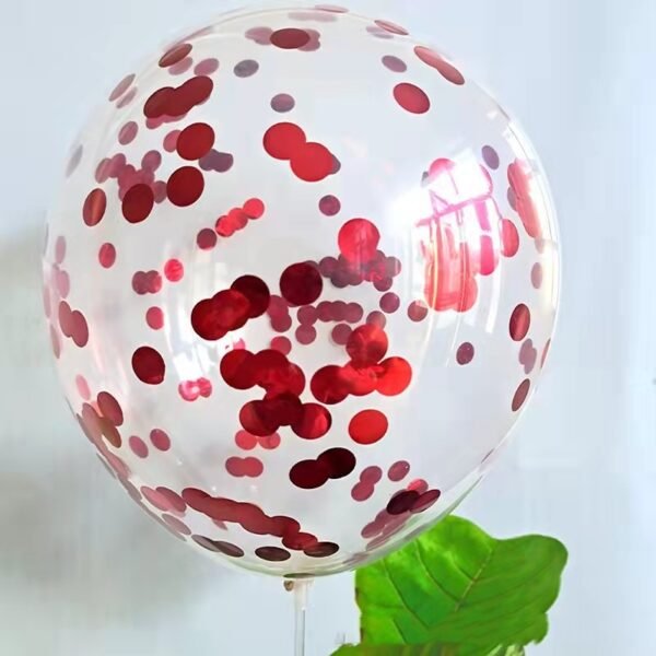 Transparent Sequin Balloon
