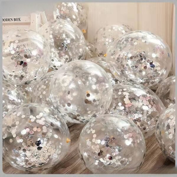 Transparent Sequin Balloon