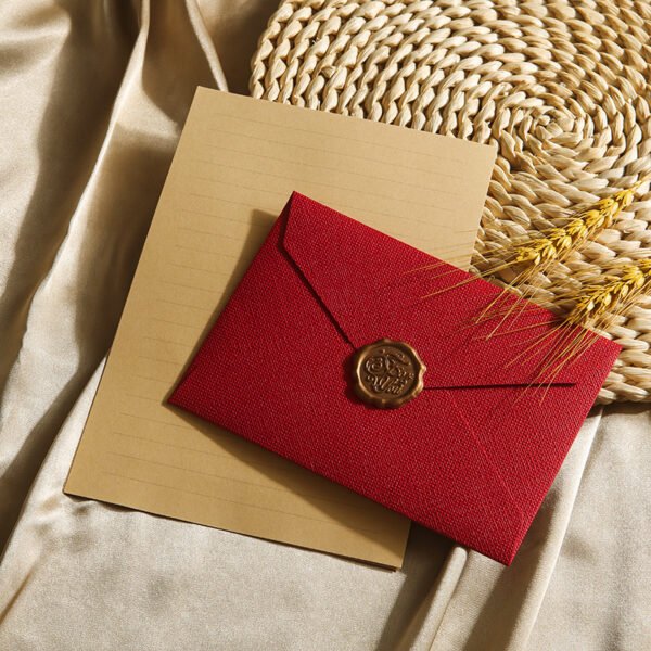 Burlap Envelope