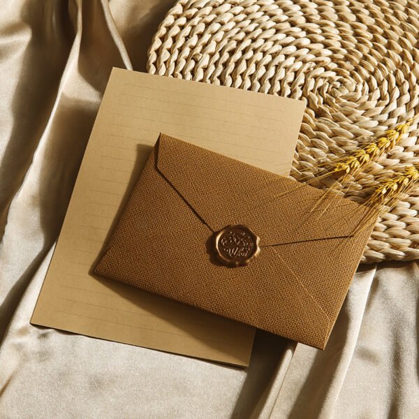 Burlap Envelope
