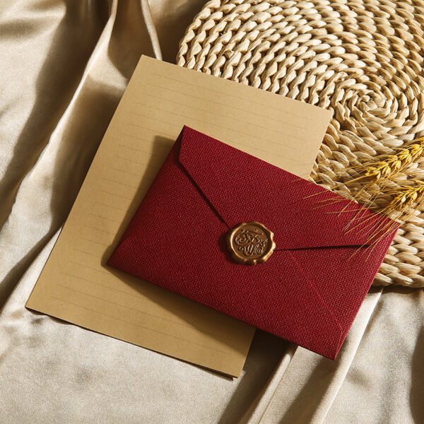 Burlap Envelope