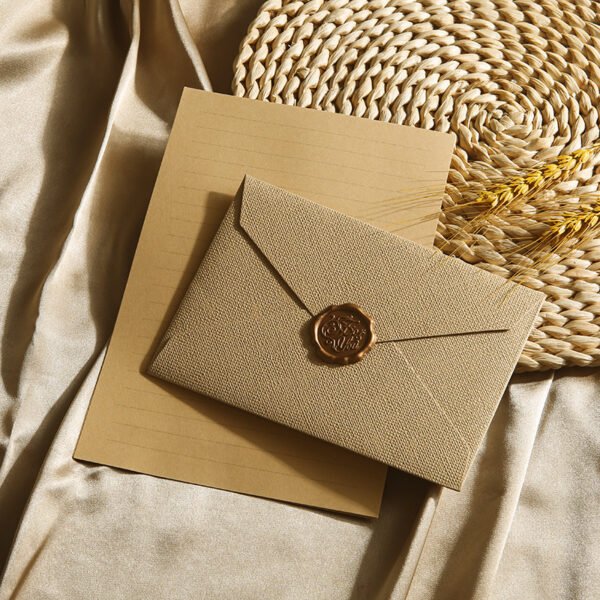 Burlap Envelope