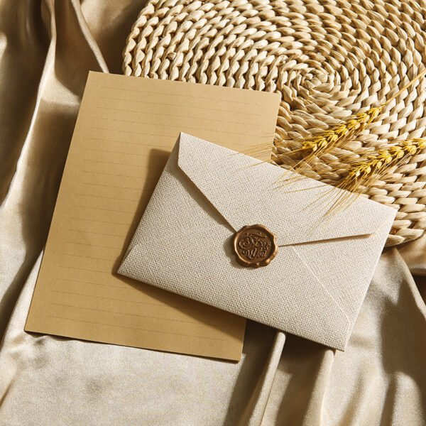 Burlap Envelope