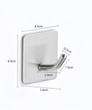 304 Stainless Steel Single Hook Sticky Hook