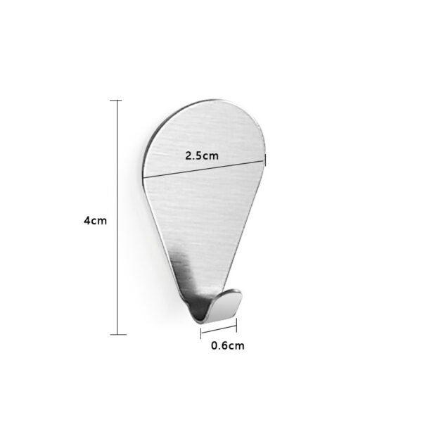 304 Stainless Steel Single Hook Sticky Hook