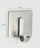 304 Stainless Steel Single Hook Sticky Hook
