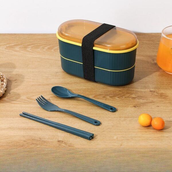 Portable Double Lunch Box