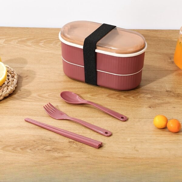 Portable Double Lunch Box