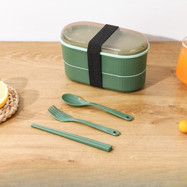 Portable Double Lunch Box