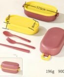 Student Layered Compartment Lunch Box