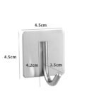 304 Stainless Steel Single Hook Sticky Hook