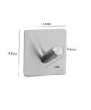 304 Stainless Steel Single Hook Sticky Hook