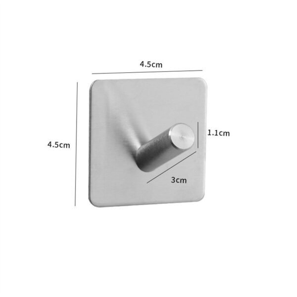 304 Stainless Steel Single Hook Sticky Hook