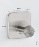 304 Stainless Steel Single Hook Sticky Hook