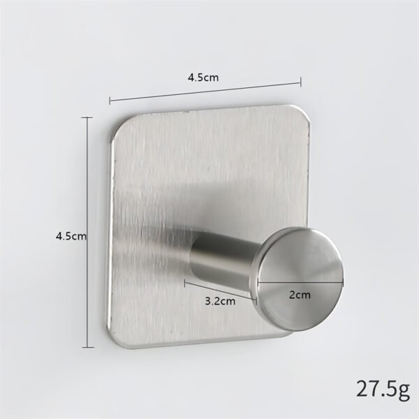 304 Stainless Steel Single Hook Sticky Hook