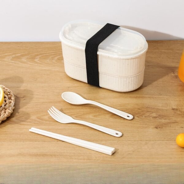 Portable Double Lunch Box