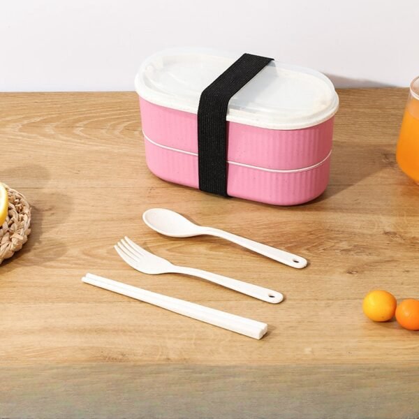 Portable Double Lunch Box