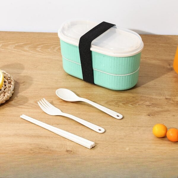 Portable Double Lunch Box