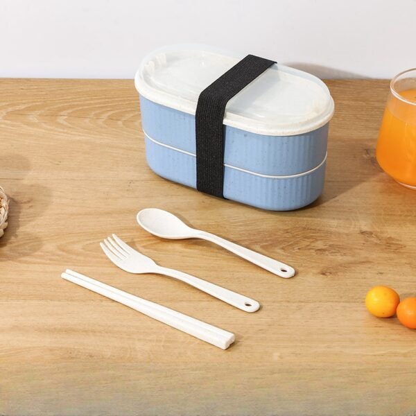 Portable Double Lunch Box
