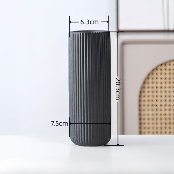White Hydroponic Flower Vase